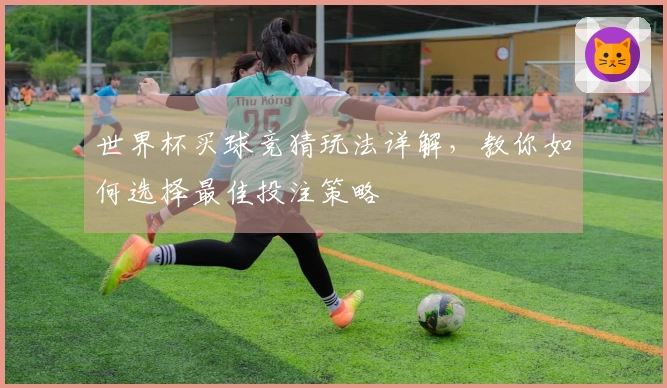 世界杯买球竞猜玩法详解，教你如何选择最佳投注策略