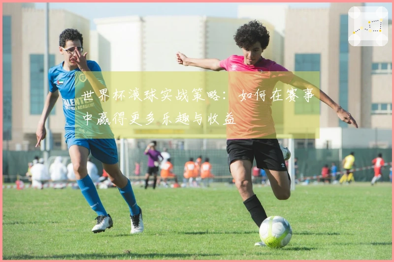 世界杯滚球实战策略：如何在赛事中赢得更多乐趣与收益